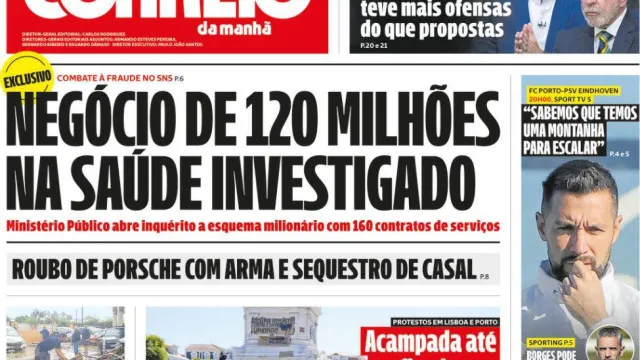 Hoje é notícia: Negócio milionário investigado; Indemnizações disparam