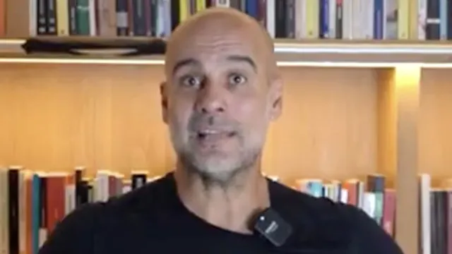 
                    Guardiola dá a voz por Gaza: 
