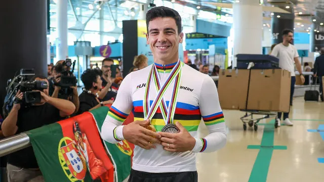 Iúri Leitão "feliz" por título e medalhas conquistadas nos Mundiais