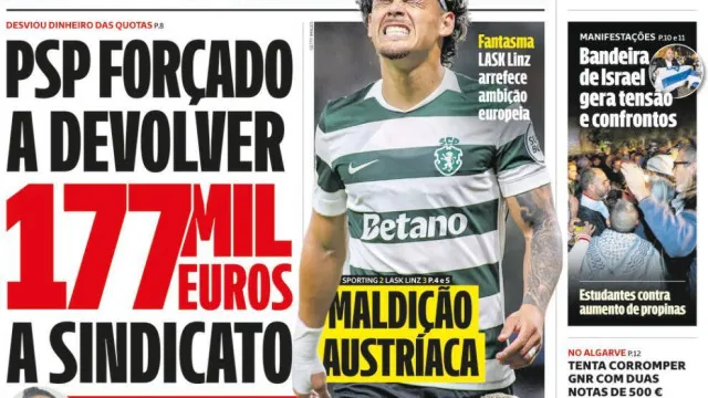 
                    Hoje é notícia: PSP desviou dinheiro; Serviço militar voluntário?
                