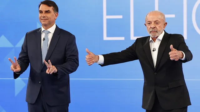 Lula e Flávio discutem corrupção e segurança no último debate eleitoral