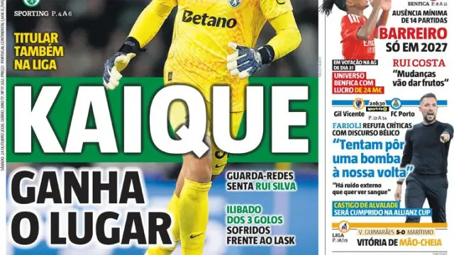 
                    Por cá: 