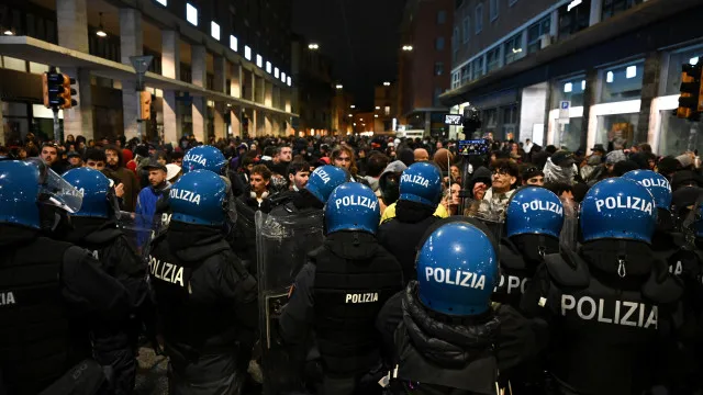 Quase 400 pessoas detidas ou retidas em protestos em Itália