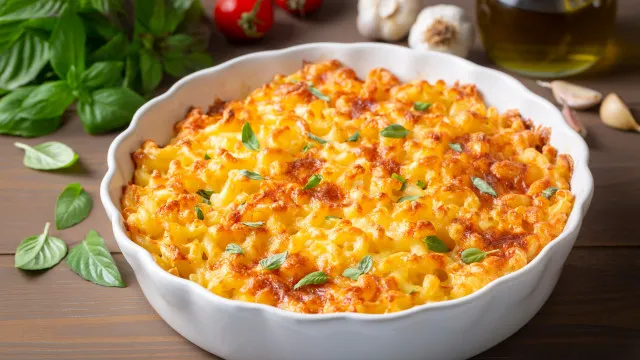 
                    É barata e rende muito! Receita de massa com atum no forno
                
