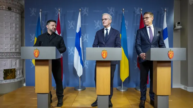 Líderes da Finlândia e Noruega em conversações com Putin e Zelensky
