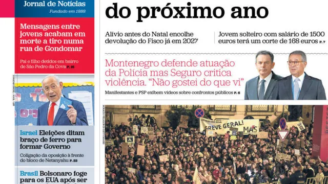 
                    Hoje é notícia: Bónus do IRS baixa reembolso; Obras com maior desvio
                