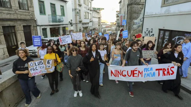 Alunos da Universidade da Beira Interior contra políticas para superior