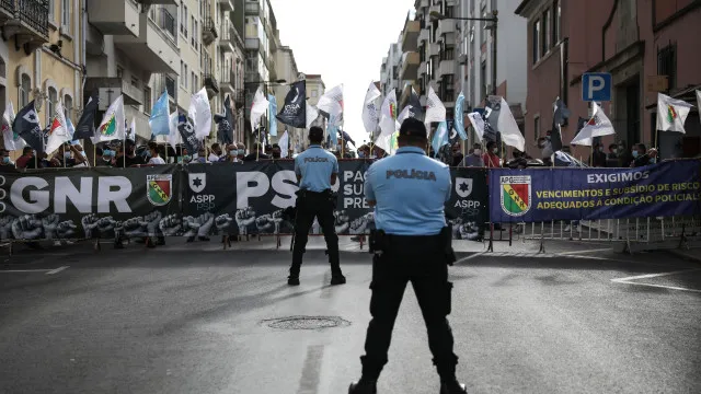 PSP e GNR manifestam-se hoje em Lisboa por melhores condições de trabalho
