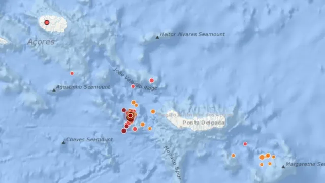
                    Madrugada de sismos em São Miguel. Magnitude variou entre 3,5 e 4,6
                