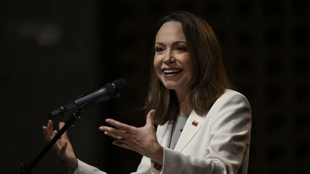 
                    María Corina Machado assegura que transição é irreversível e agradece a EUA
                