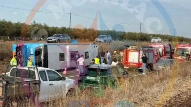 Motorista morre em despiste de autocarro em Beja. Há dois feridos graves
