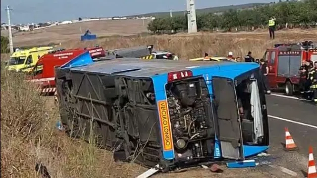
                    Motorista morre e há 7 feridos. Detalhes (e reações) do despiste em Beja
                