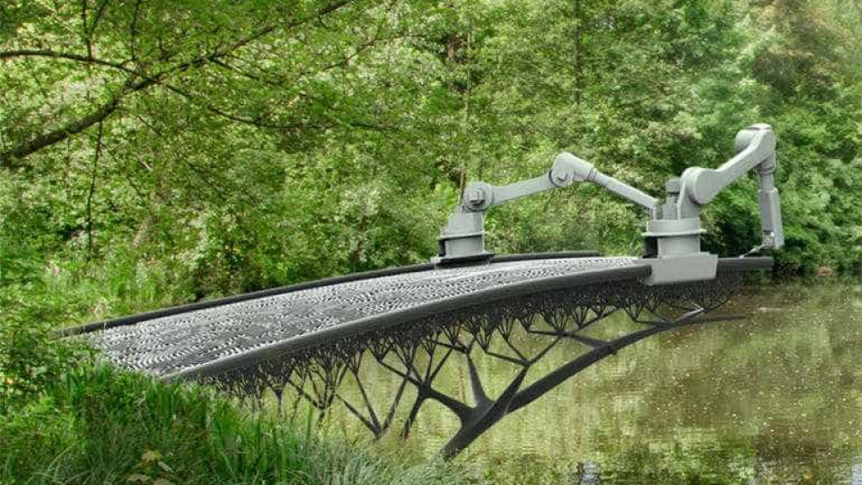 Impressora 3D construirá ponte sobre canal