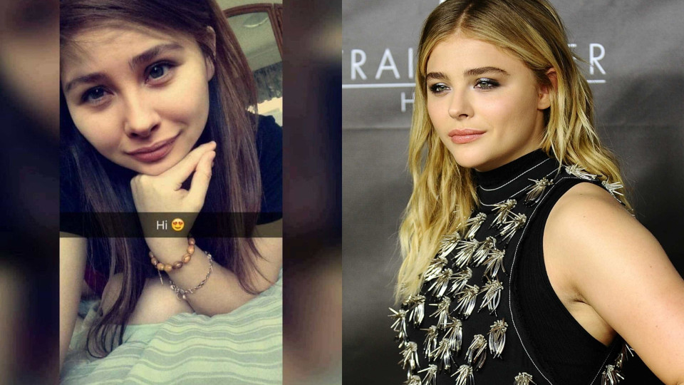 A Internet está chocada com a sósia da atriz Chloe Grace Moretz