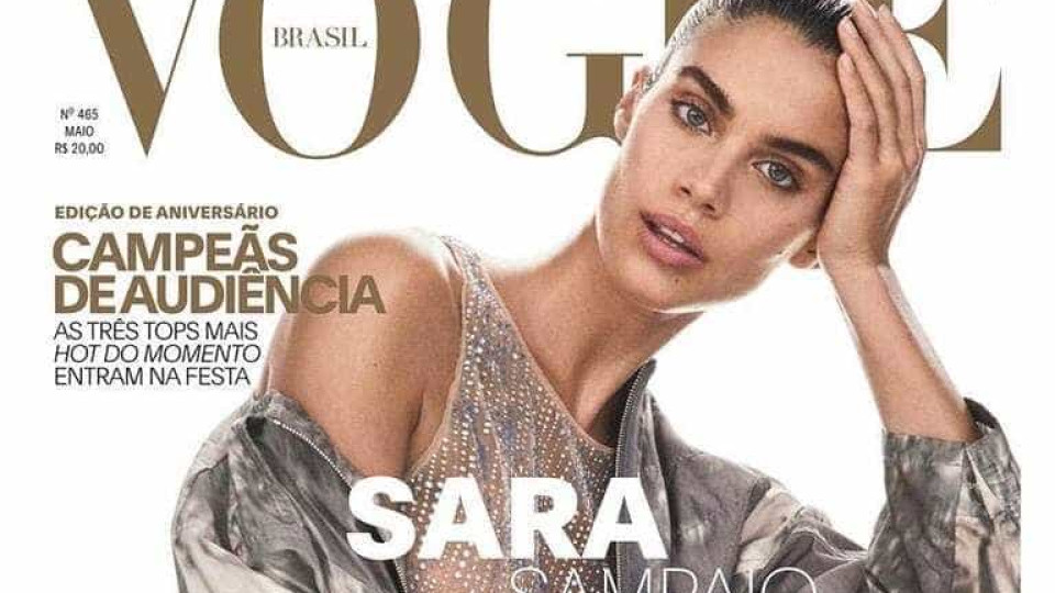 Sara Sampaio 'brilha' na revista Vogue Brasil