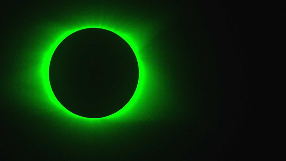 NASA partilhou imagens únicas do eclipse solar