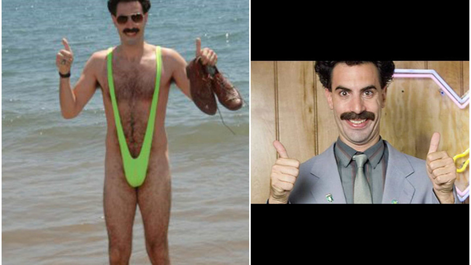 Seis turistas multados no Cazaquistão por usarem fato de banho de Borat