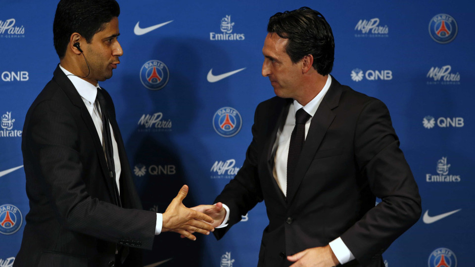 Presidente do PSG avisa Emery: "Estou muito desapontado"