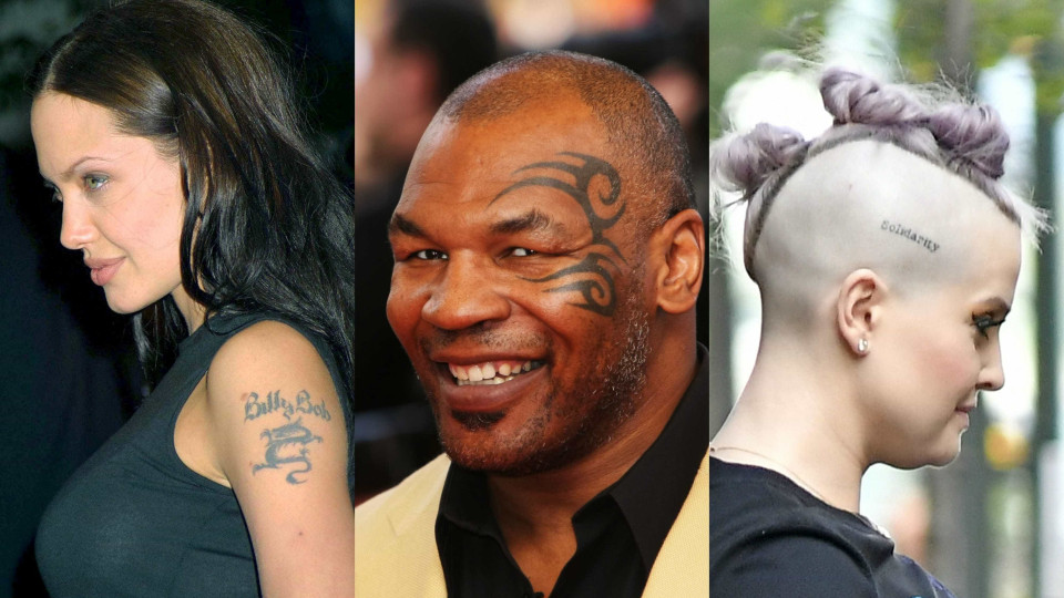 Conheça as tatuagens mais bizarras dos famosos