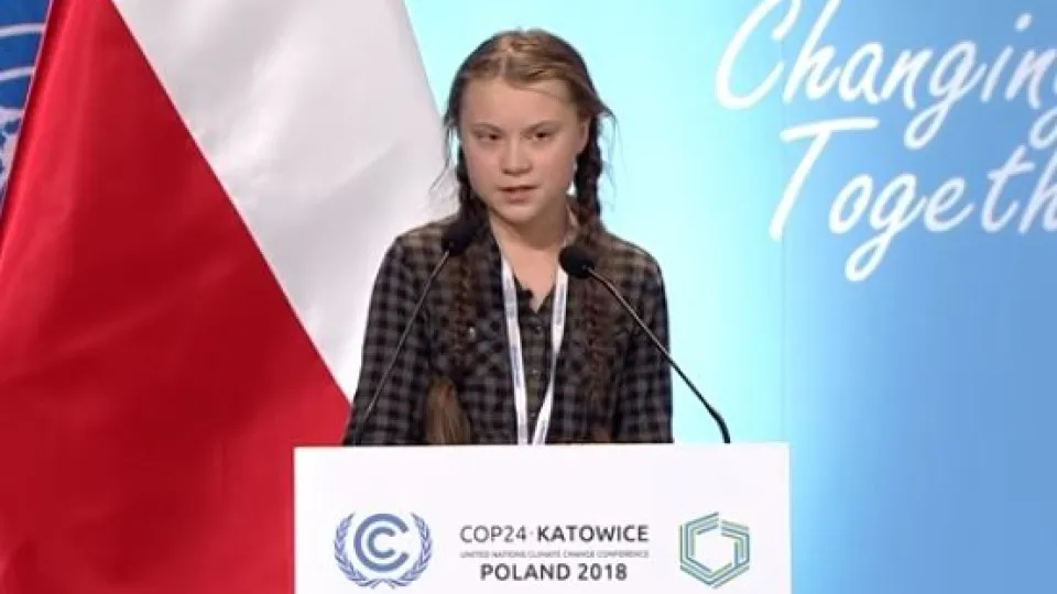 Com 15 anos, Greta Thunberg deixou líderes mundiais sem palavras