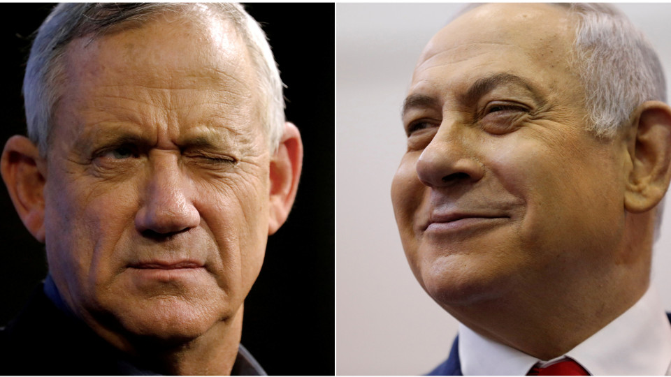 Netanyahu e Gantz proclamam vitória nas eleições israelitas