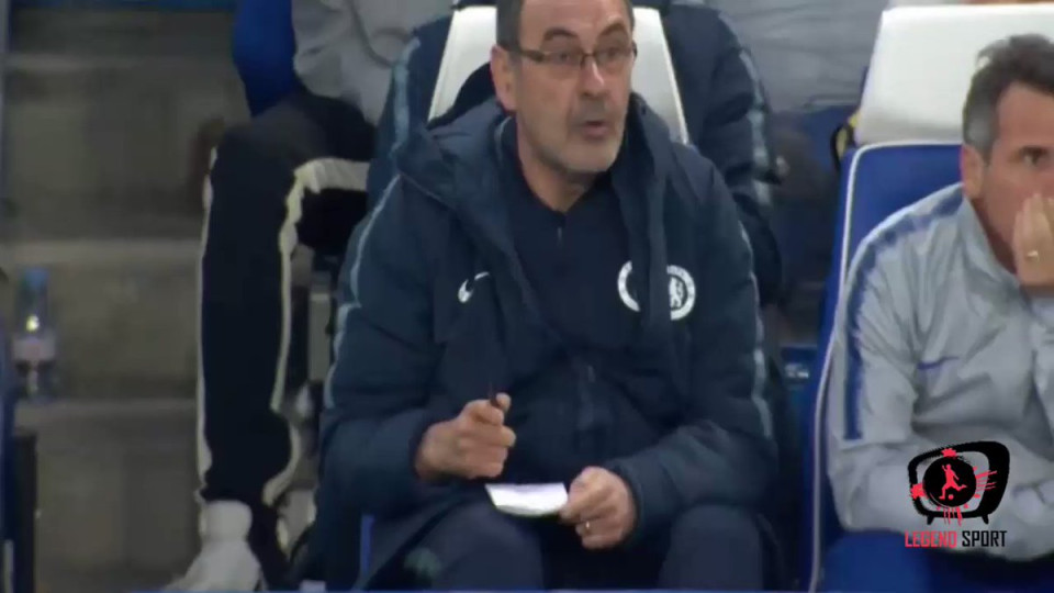 Primeiro golo do Chelsea deixou Sarri de boca aberta