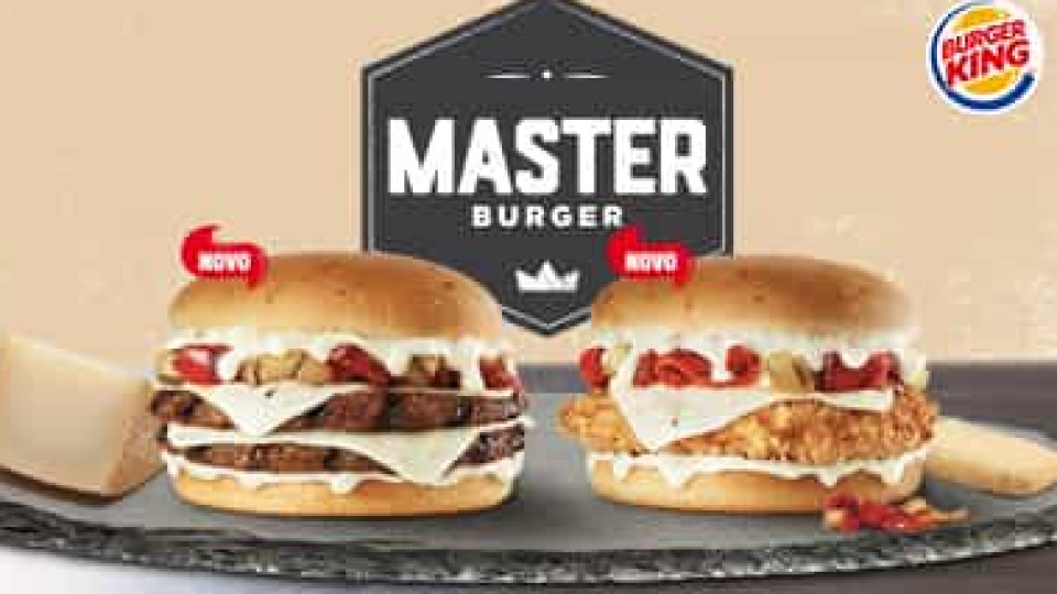 Burger King lança o novo Master Burguer, uma delícia de queijo ibérico