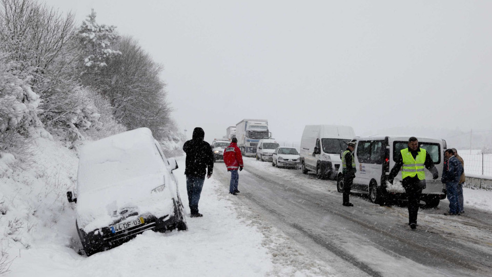 IP4 condicionado no Marão por causa da neve