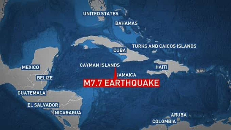 Sismo de magnitude 7,7 nas Caraíbas. Afastado perigo de tsunami