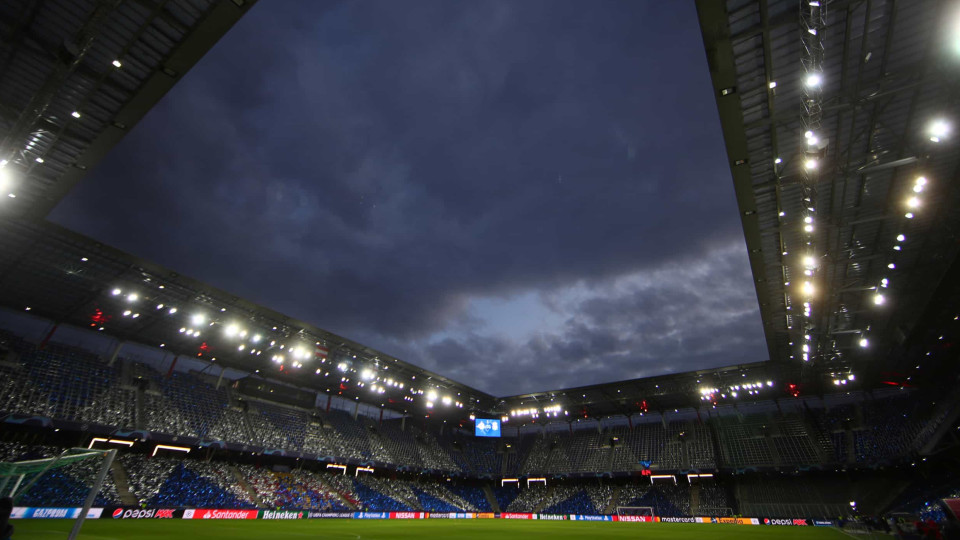 Oficial: Salzburgo-Eintracht adiado devido a alerta de tempestade