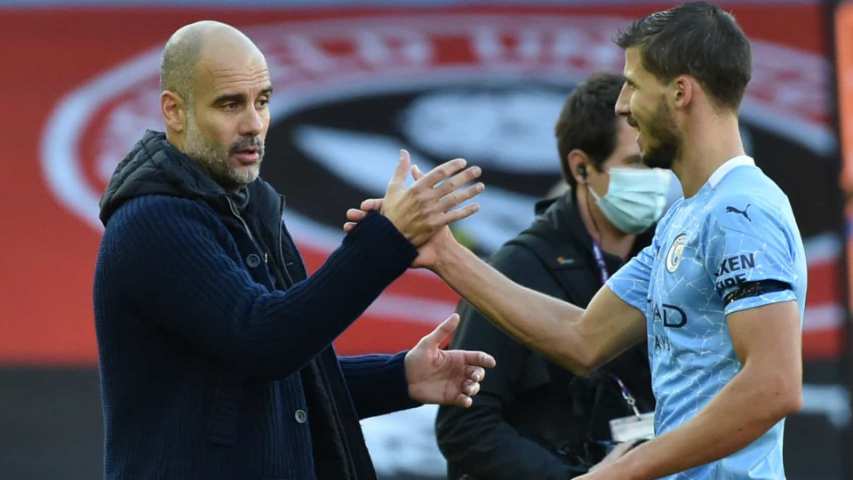 Guardiola explica aquilo que Rúben Dias trouxe ao Manchester City