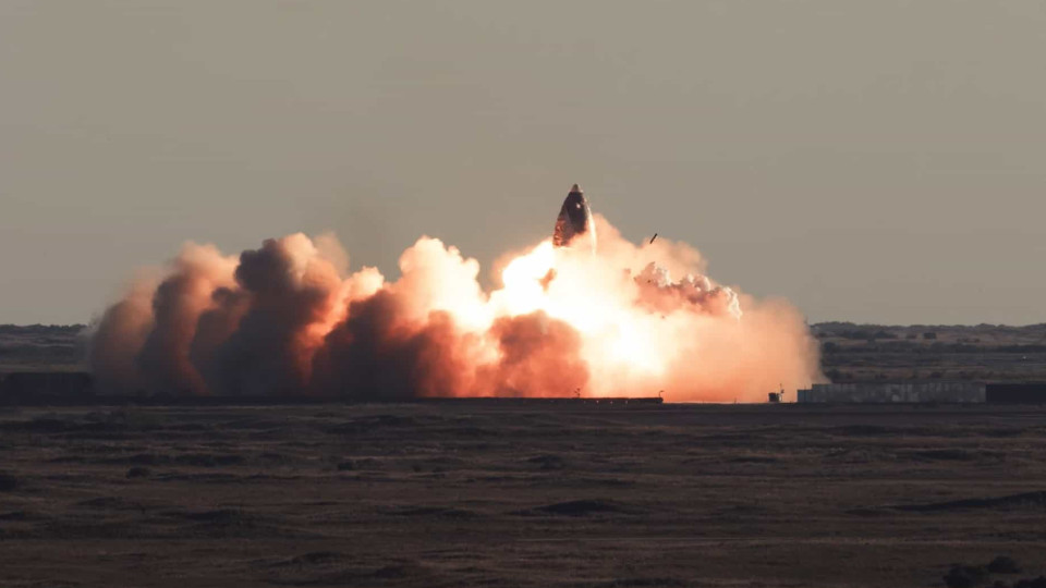 Vídeo mostra o teste 'explosivo' do novo foguetão da SpaceX
