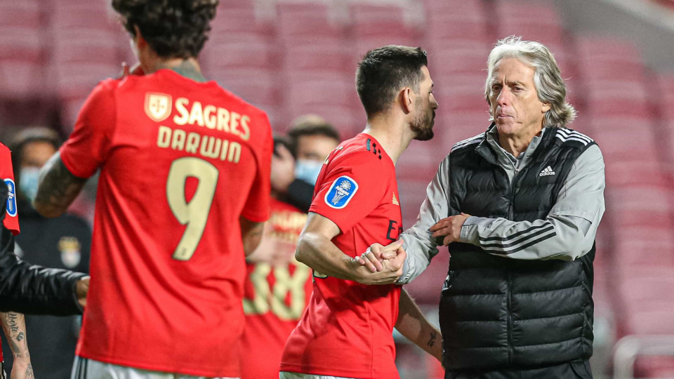 Benfica atualiza o quadro clínico de Jorge Jesus