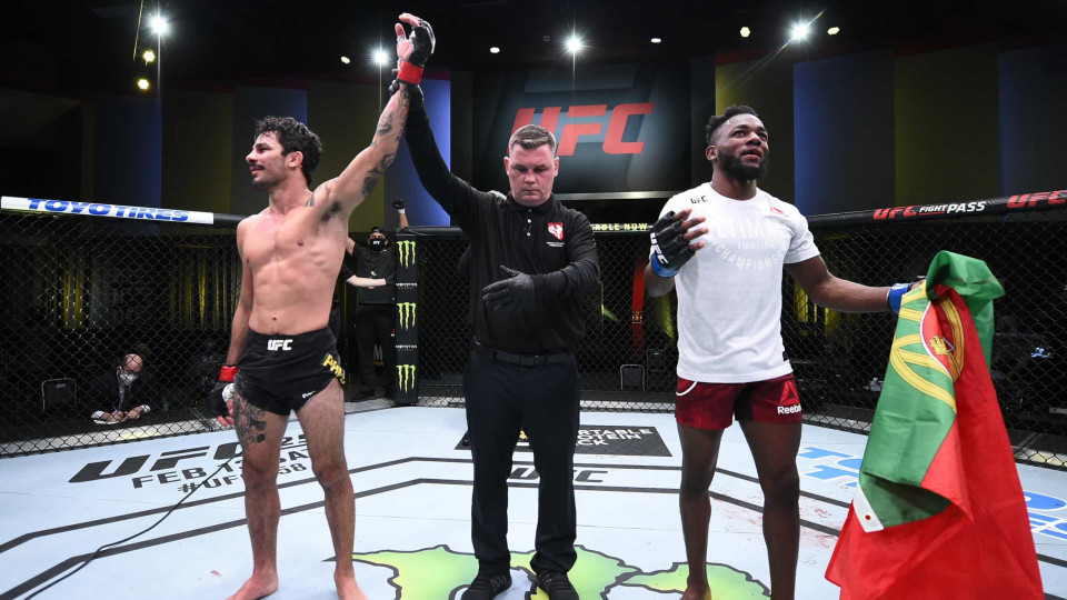 As imagens da estreia do português Manel Kape no UFC