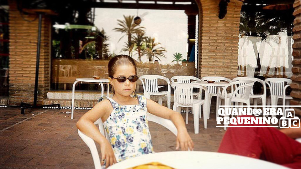 When I was little: The best holidays were "in the Algarve with my parents"