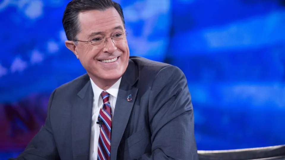 President Obama Tapes An Interview For The Colbert Report with Stephen Colbert