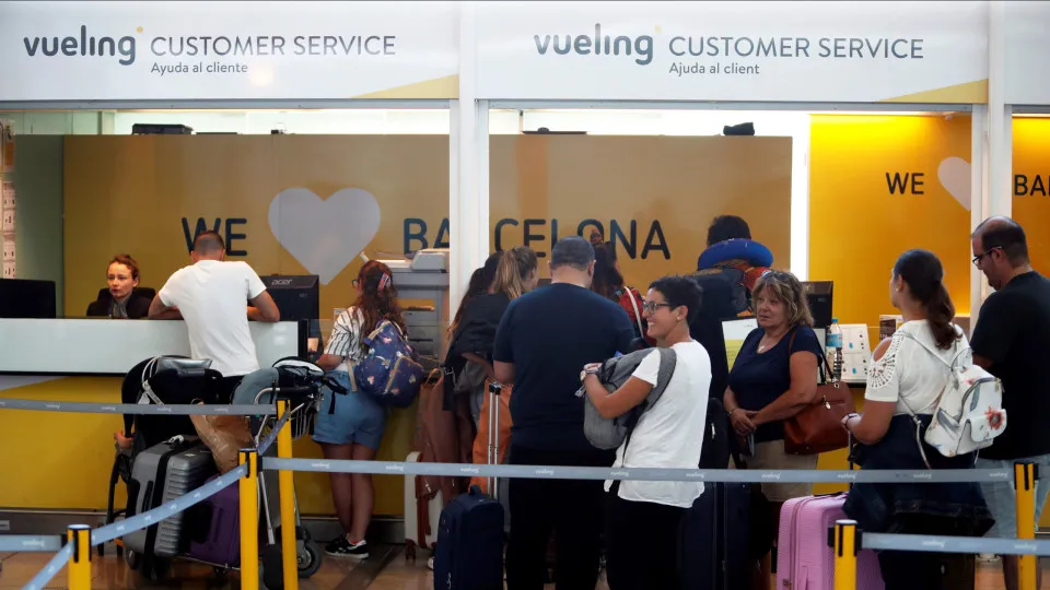 Greve na Vueling com impacto reduzido nas partidas e chegadas de voos