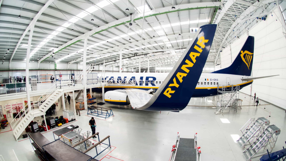 Ryanair vai ter mais de 90% dos aviões parados nas próximas semanas