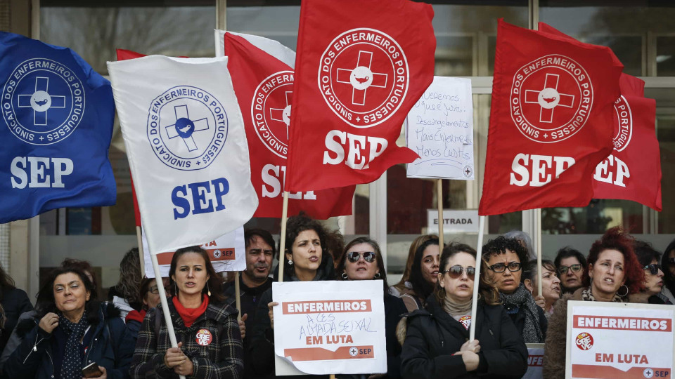 Enfermeiros da região de Lisboa e Vale do Tejo em greve na quinta-feira