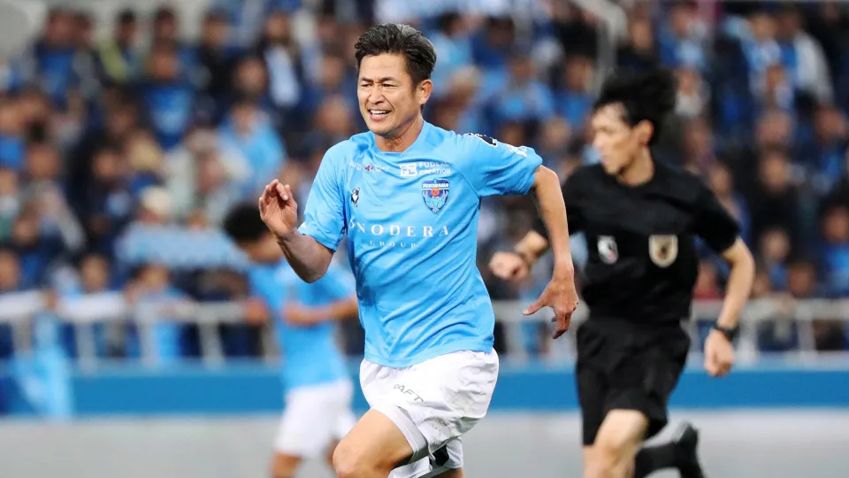 Kazuyoshi Miura marca dois golos aos 59 anos e faz história no futebol japonês