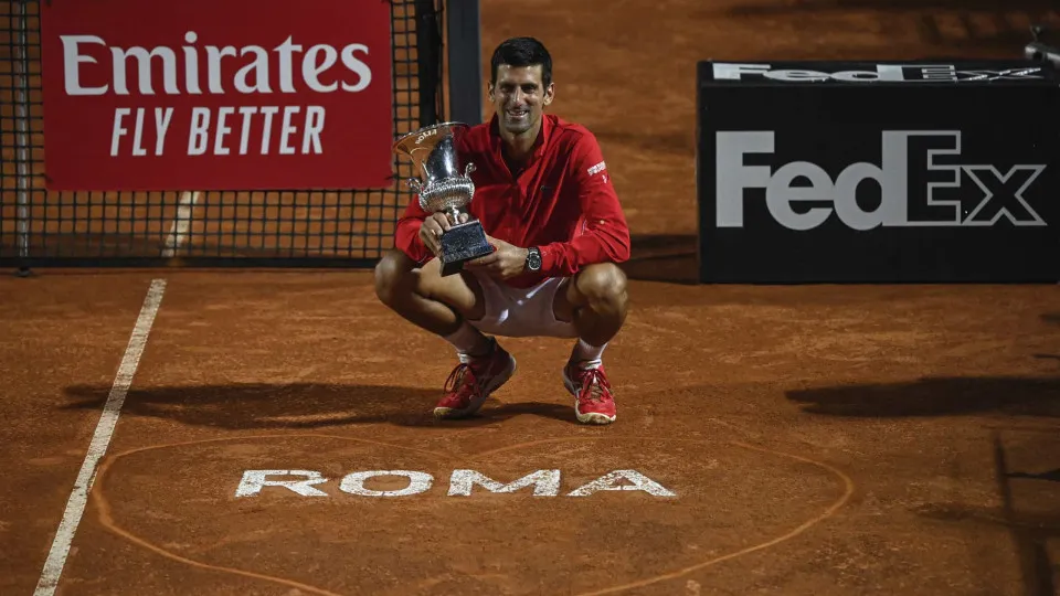 Djokovic ganha Masters 1000 de Roma pela quinta vez