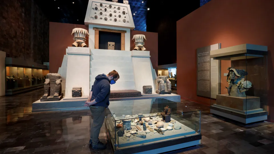 The National Museum of Anthropology of Mexico reopens after closure due to pandemic