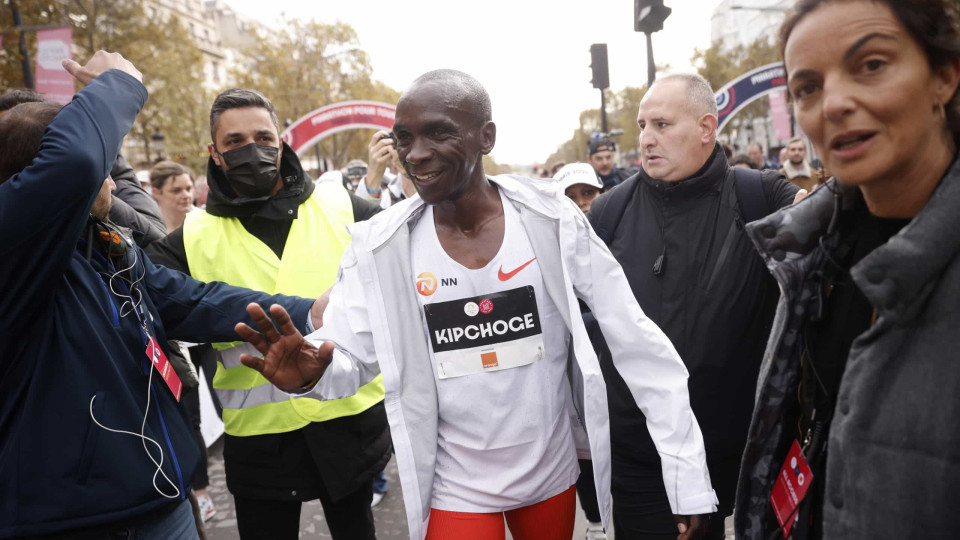 Eliud Kipchoge candidato a atleta mundial do ano pela terceira vez