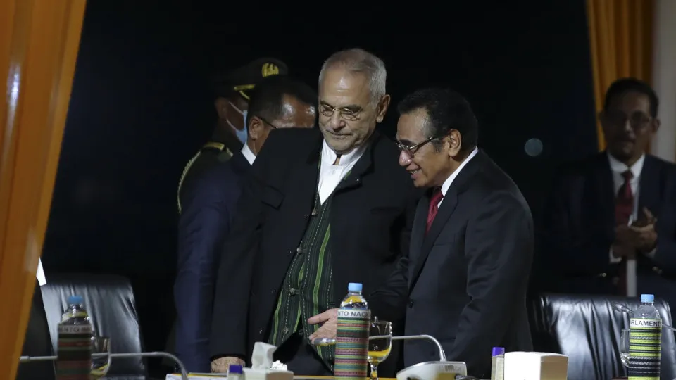 Swearing in cerimony of the new President Ramos Horta