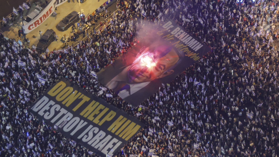 Israelitas protestam contra reforma judicial entram na 21.ª semana