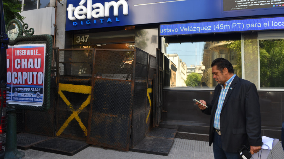 Oficializado encerramento de agência de notícias argentina Télam