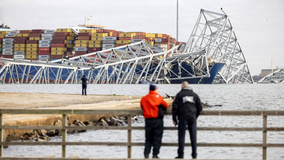 Navio que colidiu com ponte em Baltimore passou inspeções em 2023