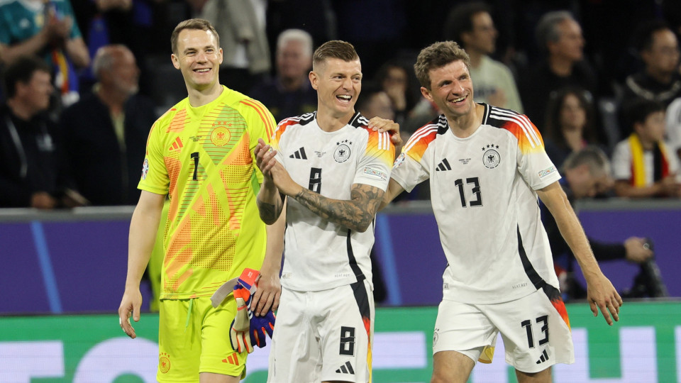 Alemanha e Suíça procuram segunda vitória rumo aos 'oitavos' do Euro'2024