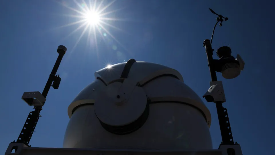 Apresentação do telescópio ótico de monitorização do espaço