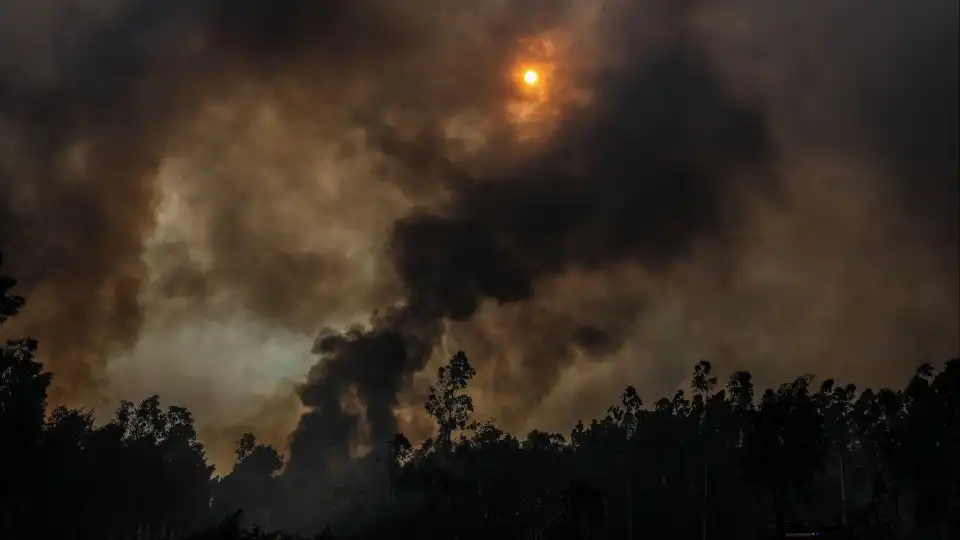 Autoestrada 13 em Coimbra cortada ao trânsito devido aos fogos